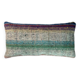 Vintage turkish kilim cushion cover , 30 x 60 cm