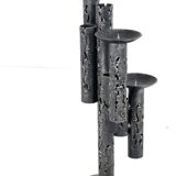 Brutalist floor candlestick