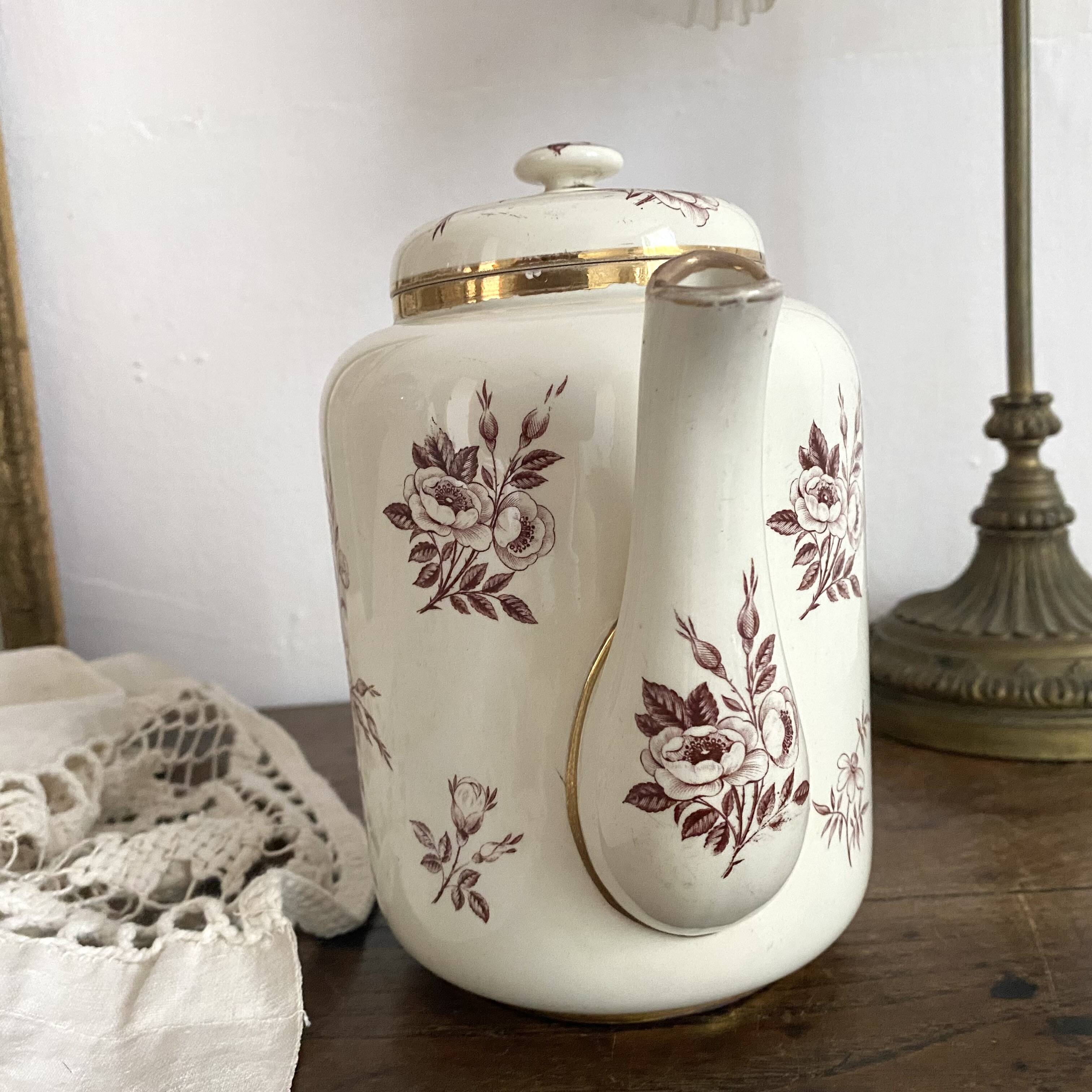 Antique ironstone teapot