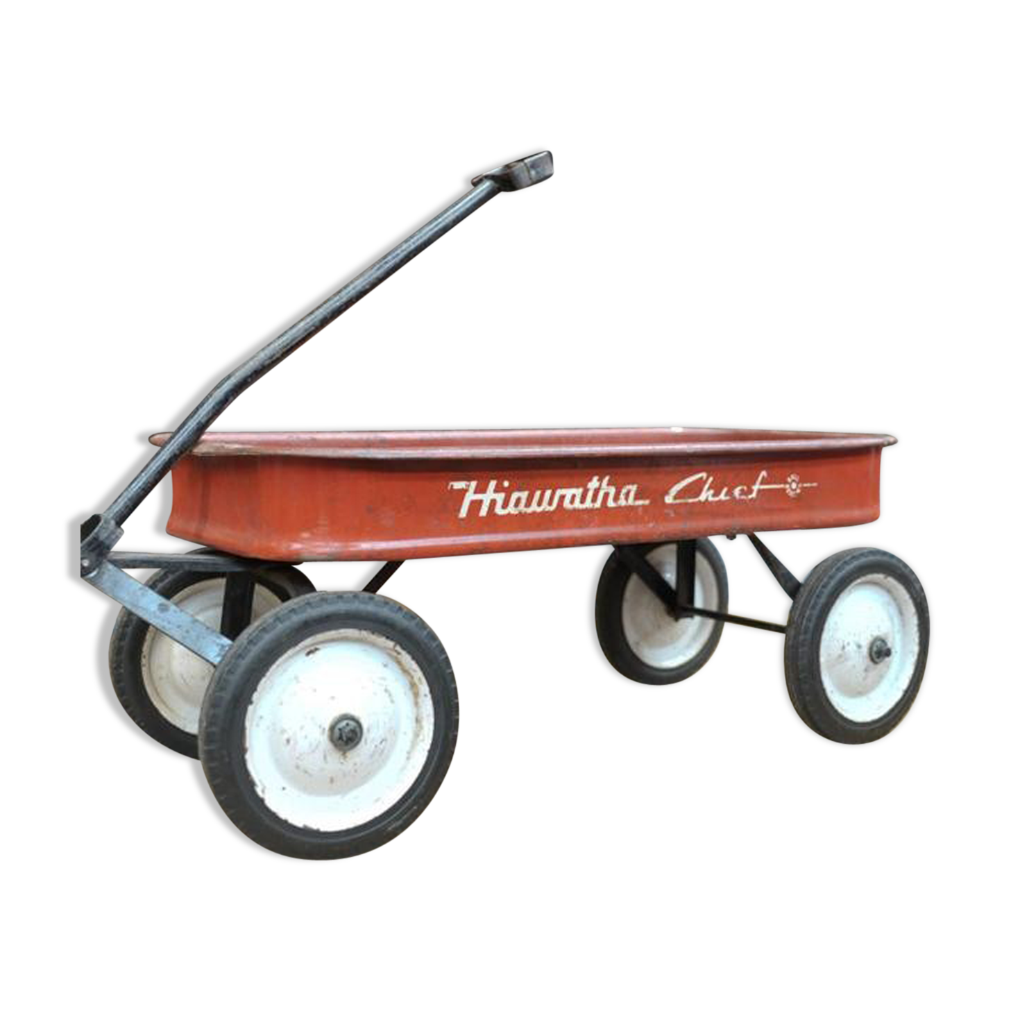 Former US 1950 metal toy trailer