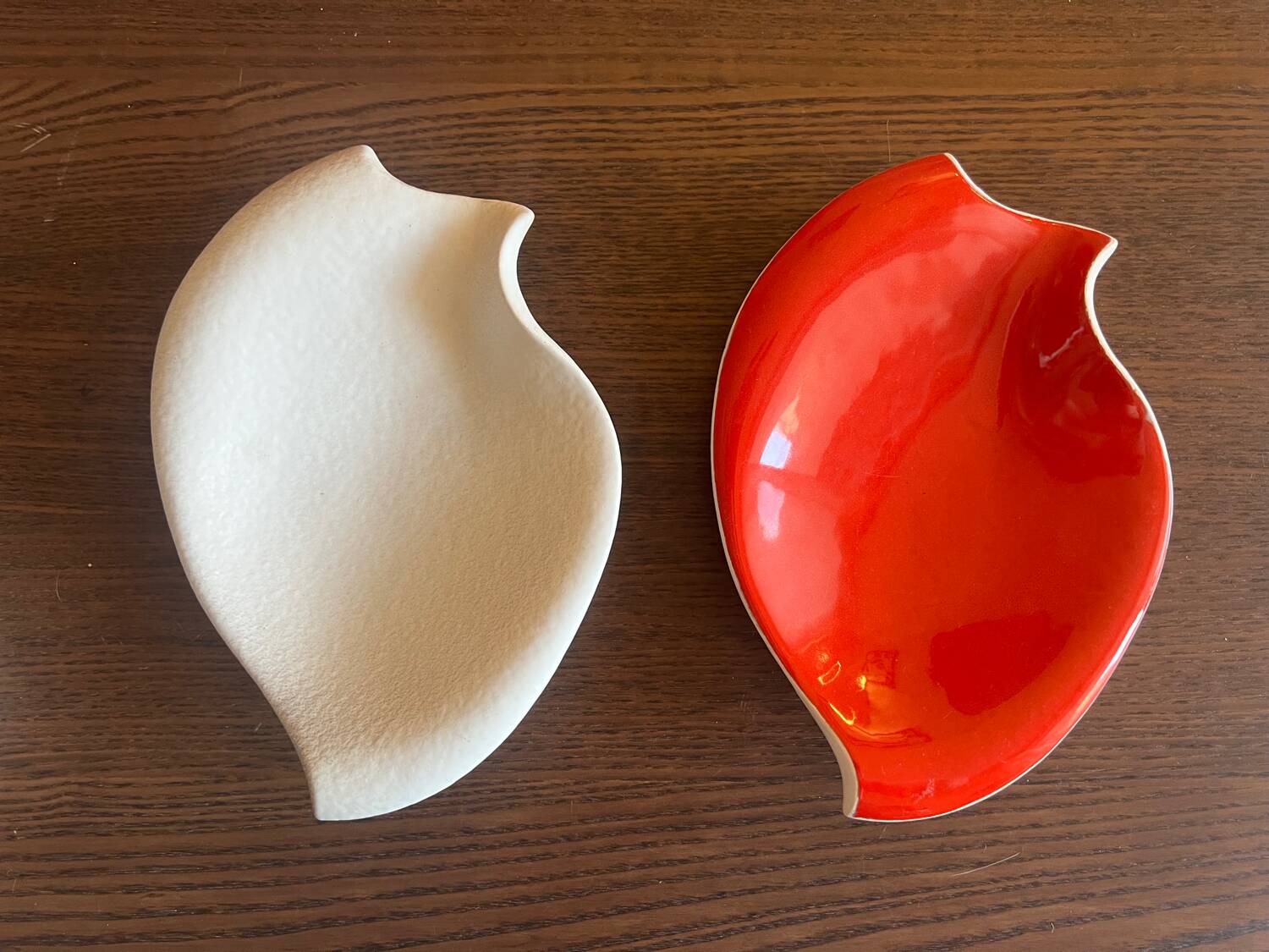 2 ceramic pocket emptiers from the Saint Pair sur Mer workshops