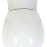 Vintage White Porcelain Ceiling Light, 1970s