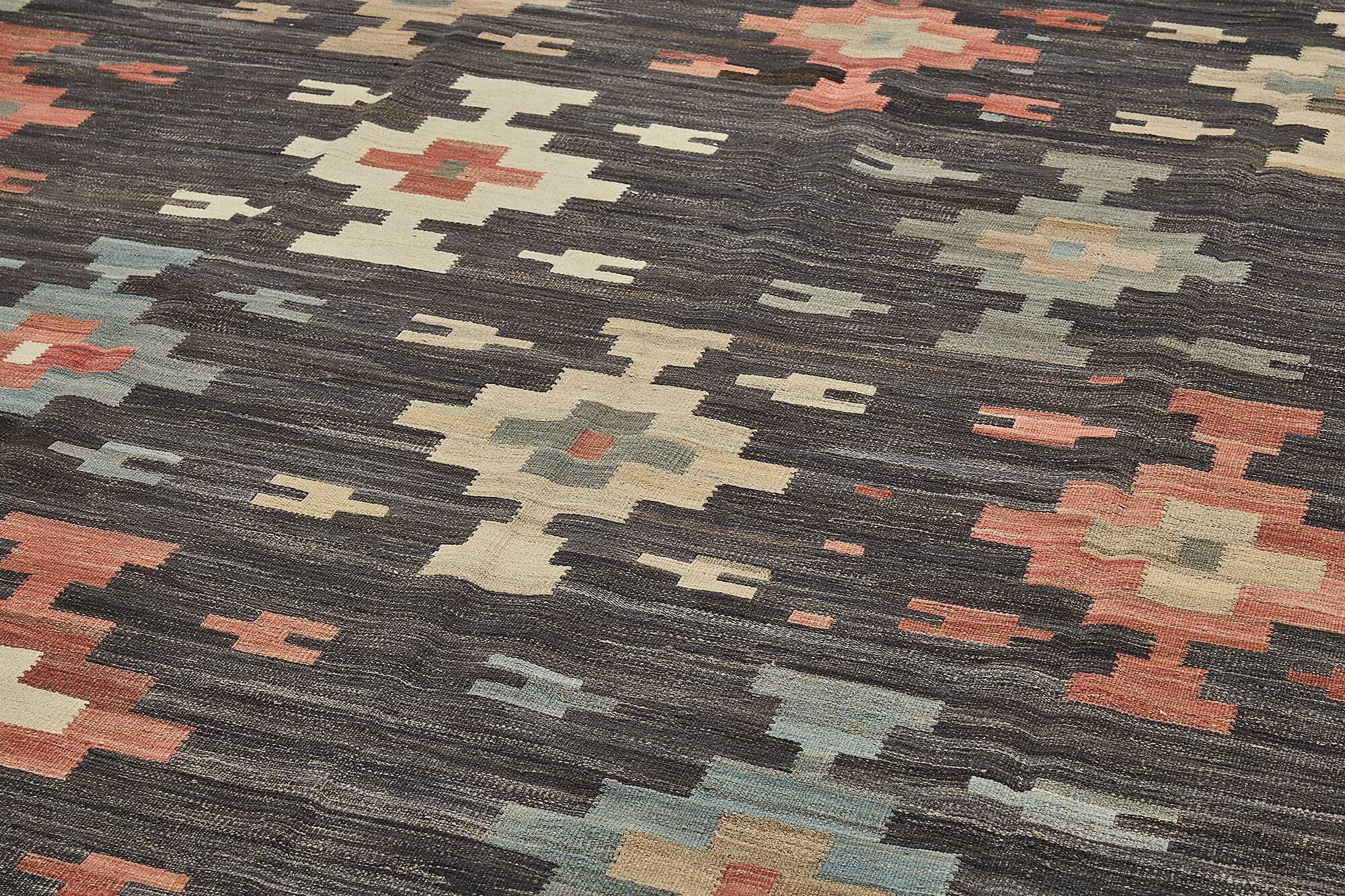 Contemporary Tribal Decorative Kilim 306 cm x 430 cm