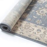Tapis persan bleu zaya 240x340 cm