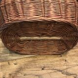 Panier en osier vintage