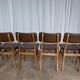 Vintage STOL Kamnik Dining Chair: 1970s Yugoslavian Mid-Century Leather Bis