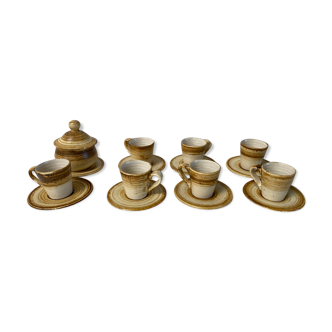 Set of 7 cups Longchamp Earthenware