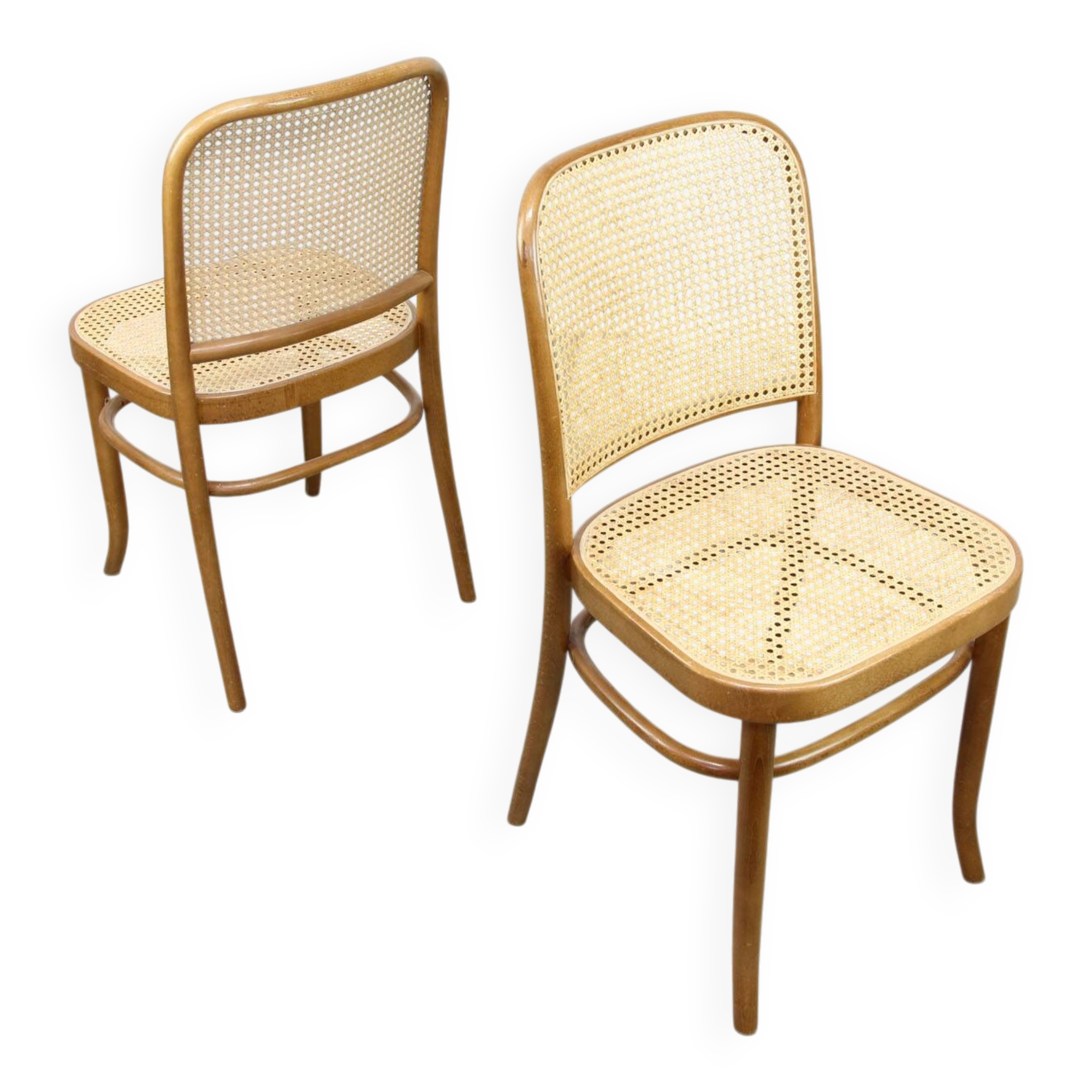 Chaises en bois cintré Non. 811 par Michael Thonet, ensemble de 2