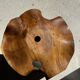 Large wavy flat leaf suspension in smooth teak D:50