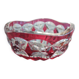 Val Saint Lambert Cup – Double red crystal – Signed