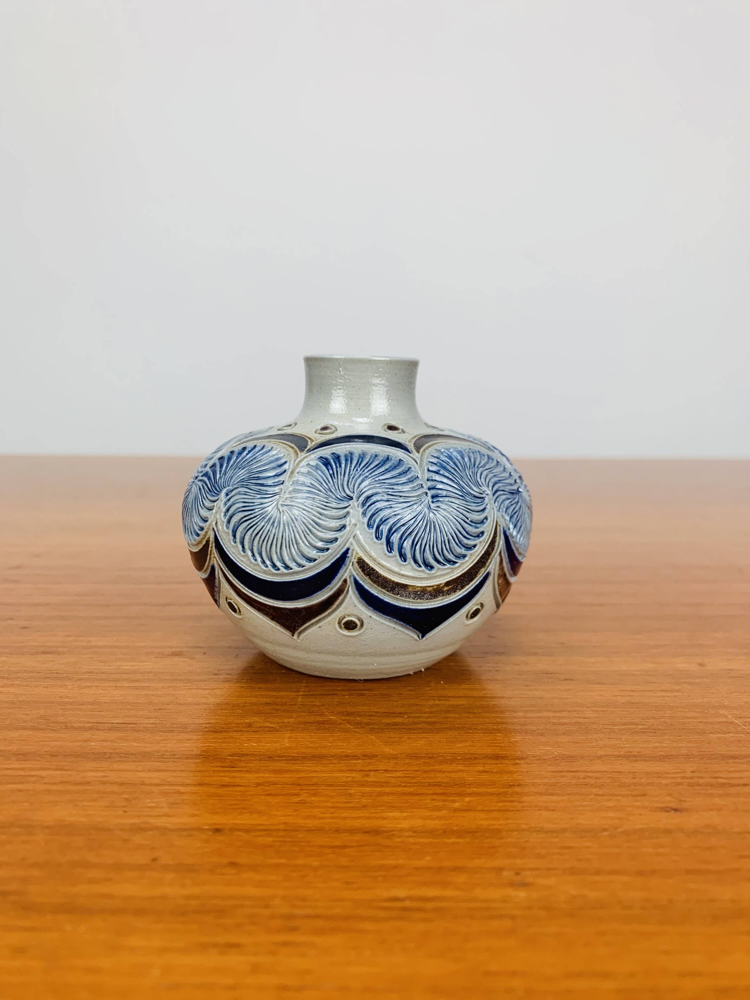 Art Deco vase in Alsace sandstone from Betschdorf