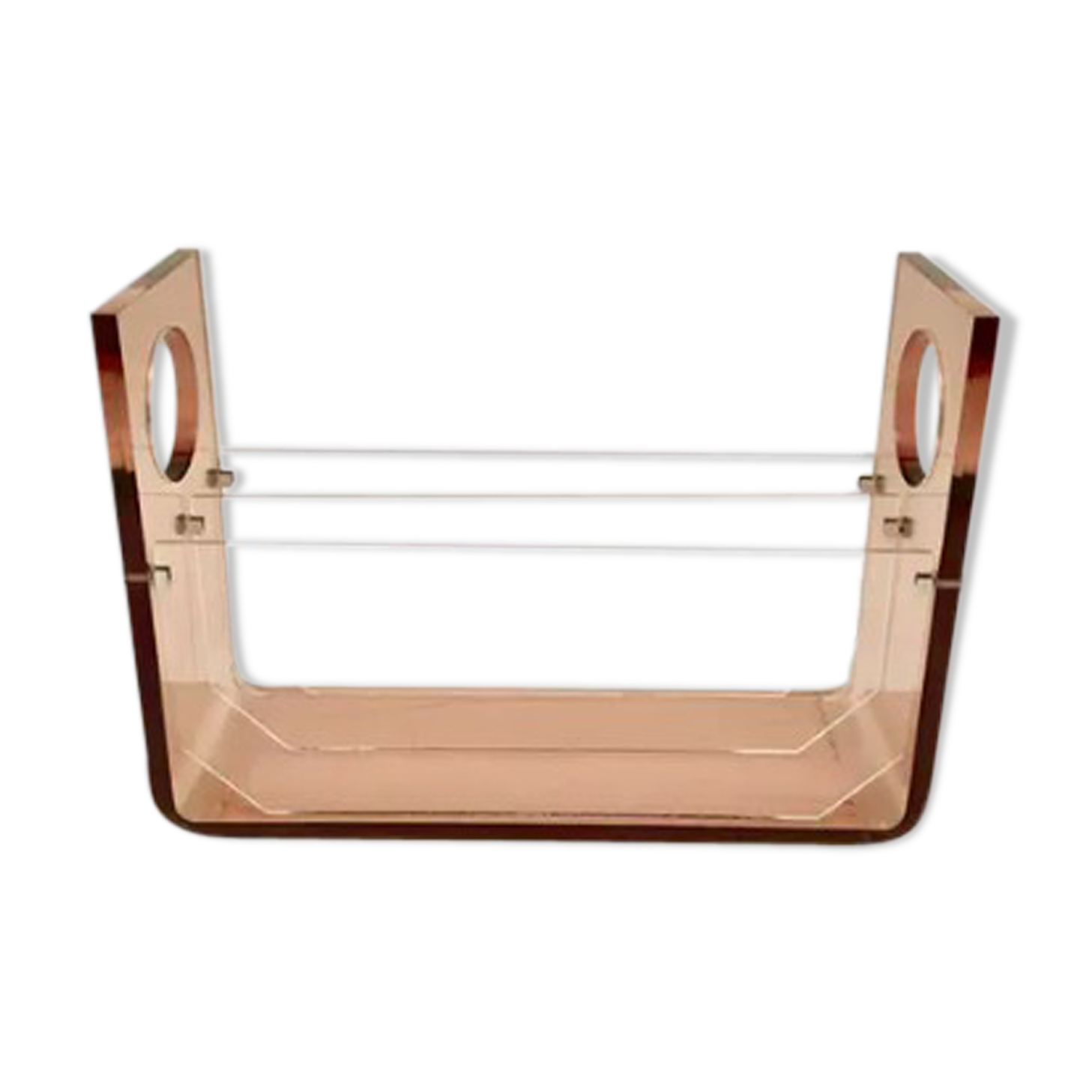 Pexiglas magazine holder Circa 1968