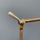 Industria Rotterdam clamp lamp made of brass and copper from the 1930s
