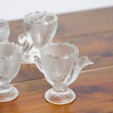 Coquetiers en verre déco basse-cour