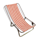 Vintage foldable nomadic deckchair