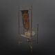 Copper and brass throne chair by Cor de Ree, Netherlands 1990