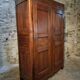 18th-century French antique cherry wood wardrobe – Rustic sideboard