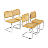 Set of 6 chairs S32 Marcel Breuer, Italy, 2001