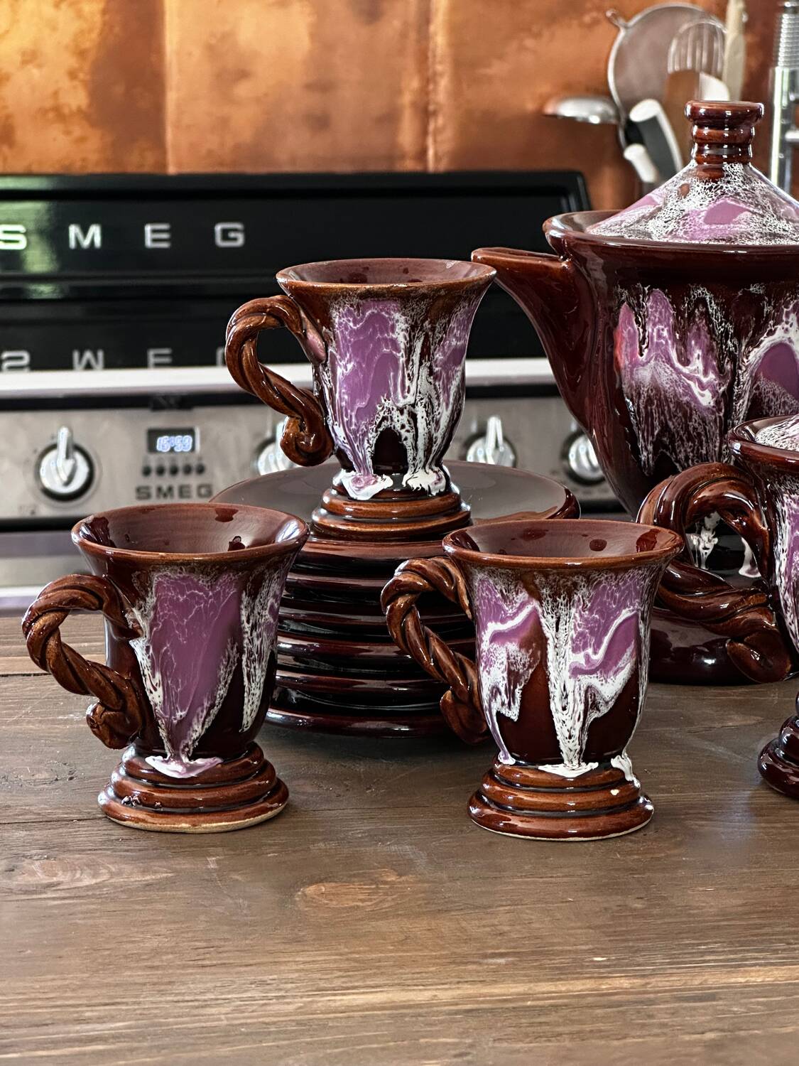 Tea set. Vintage coffee by Vallauris – Marius Giuge