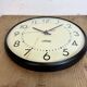 Vintage school wall clock from standard electric, 1980s