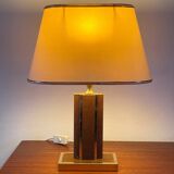 Vintage leather lamp by Robert Schuytener from the 1970s.