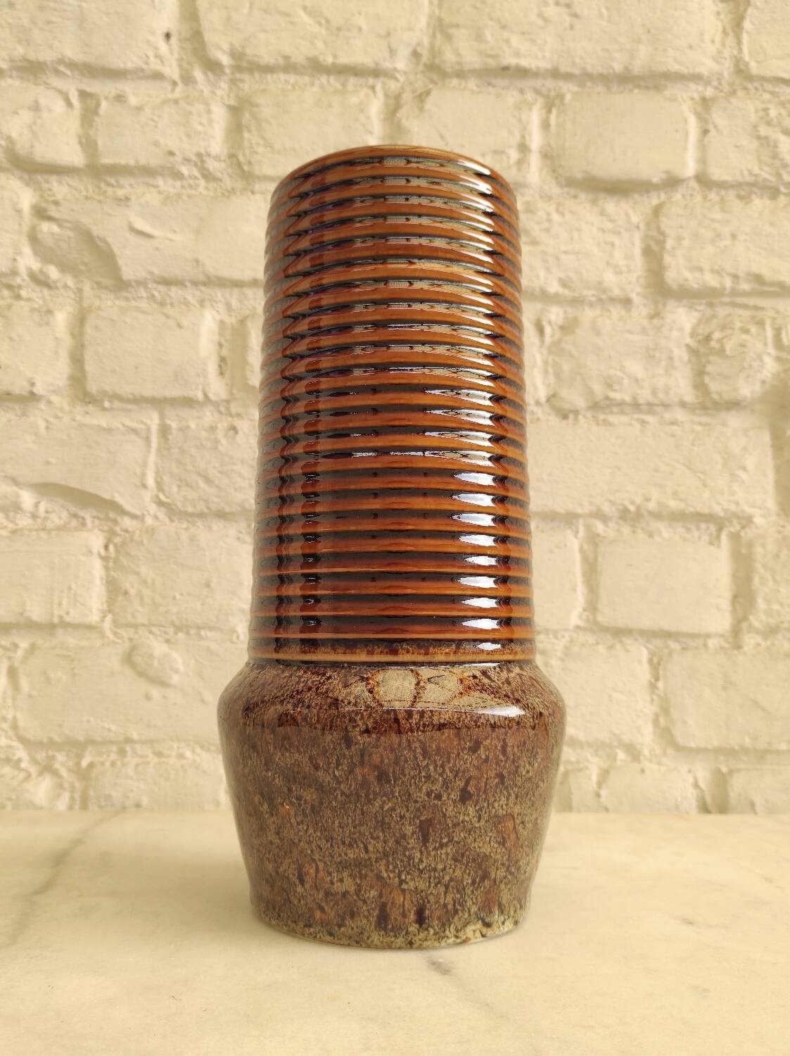 Brutalist large vase - Pruszków