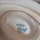 Saucière ancienne Gien Iris en terre de fer, fin XIXe siècle