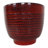 Large ceramic cachepot from Bay Keramik, Germany, 1970s.