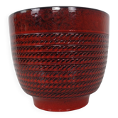 Large ceramic cachepot from Bay Keramik, Germany, 1970s.
