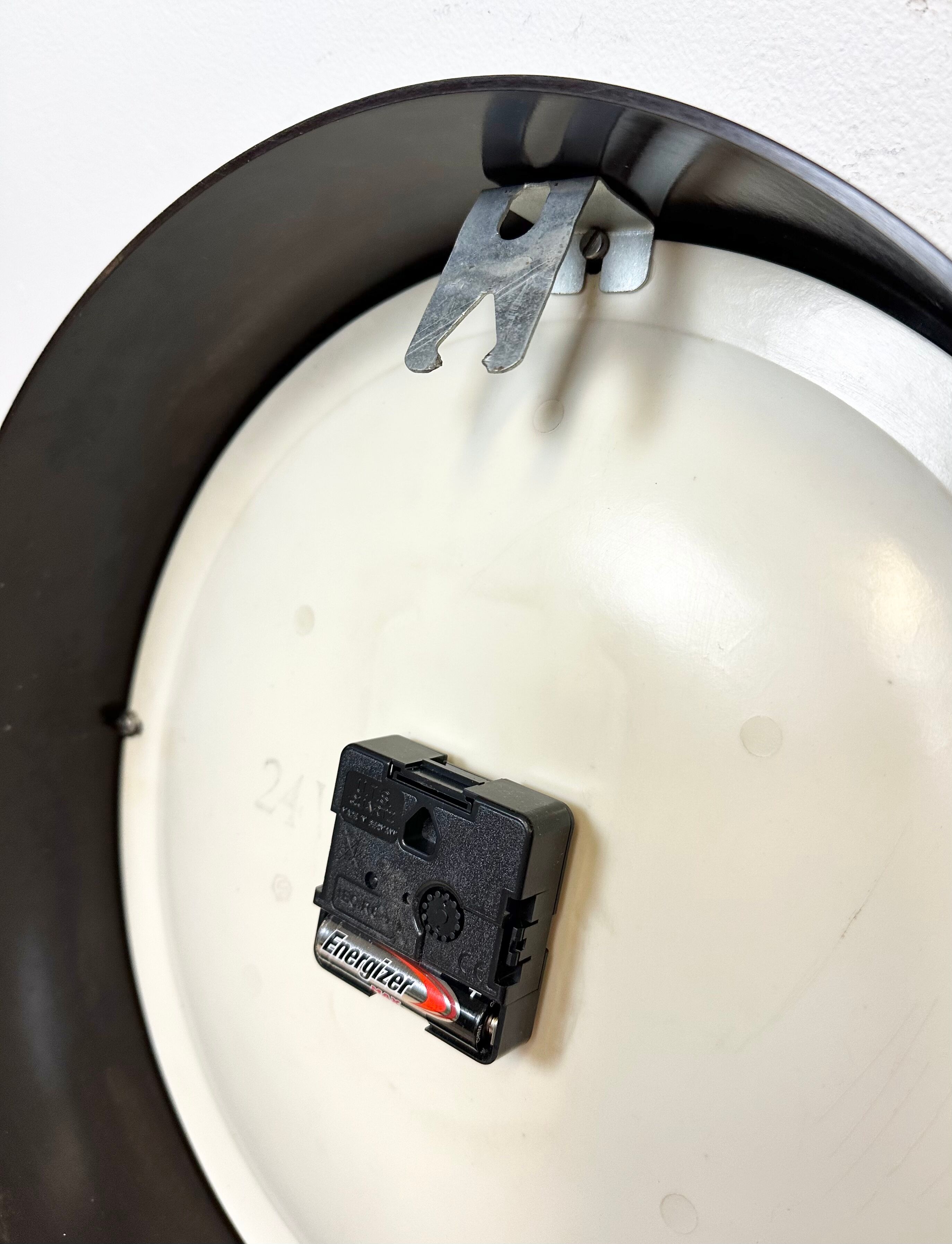 Industrial Bakelite Factory Wall Clock from Pragotron, 1960s