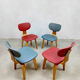 Vintage Dutch design dining chairs Pastoe