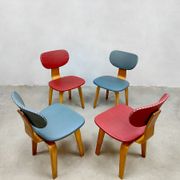Chaises de salle à manger vintage design néerlandais Pastoe