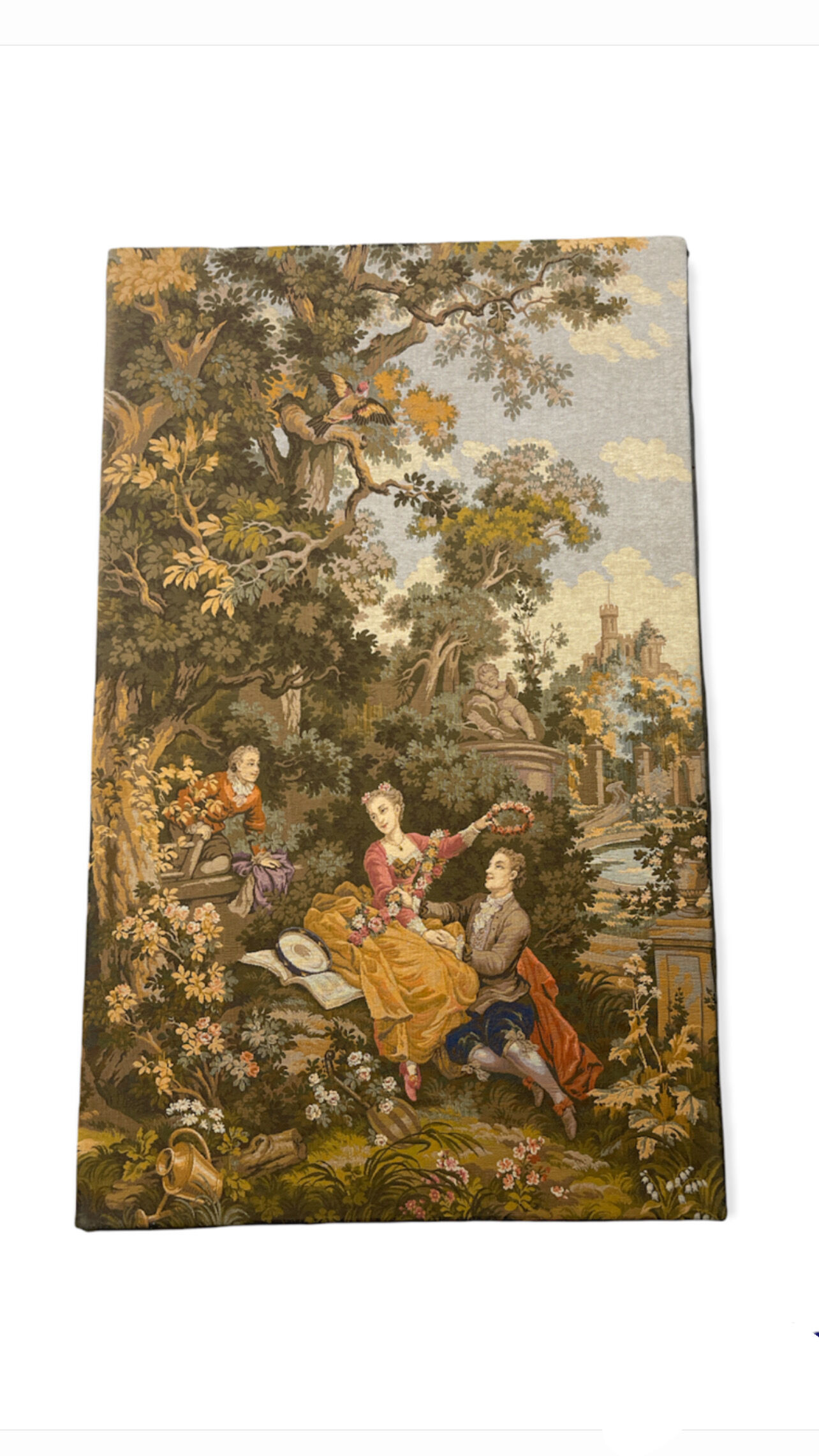 2 Tapestry XIXth classical scene