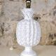 Large ceramic pineapple lamp base, Italy, 1980s