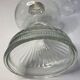 Old kerosene lamp Eagle USA glass brass XXth