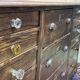 Oak store counter from the 1930s