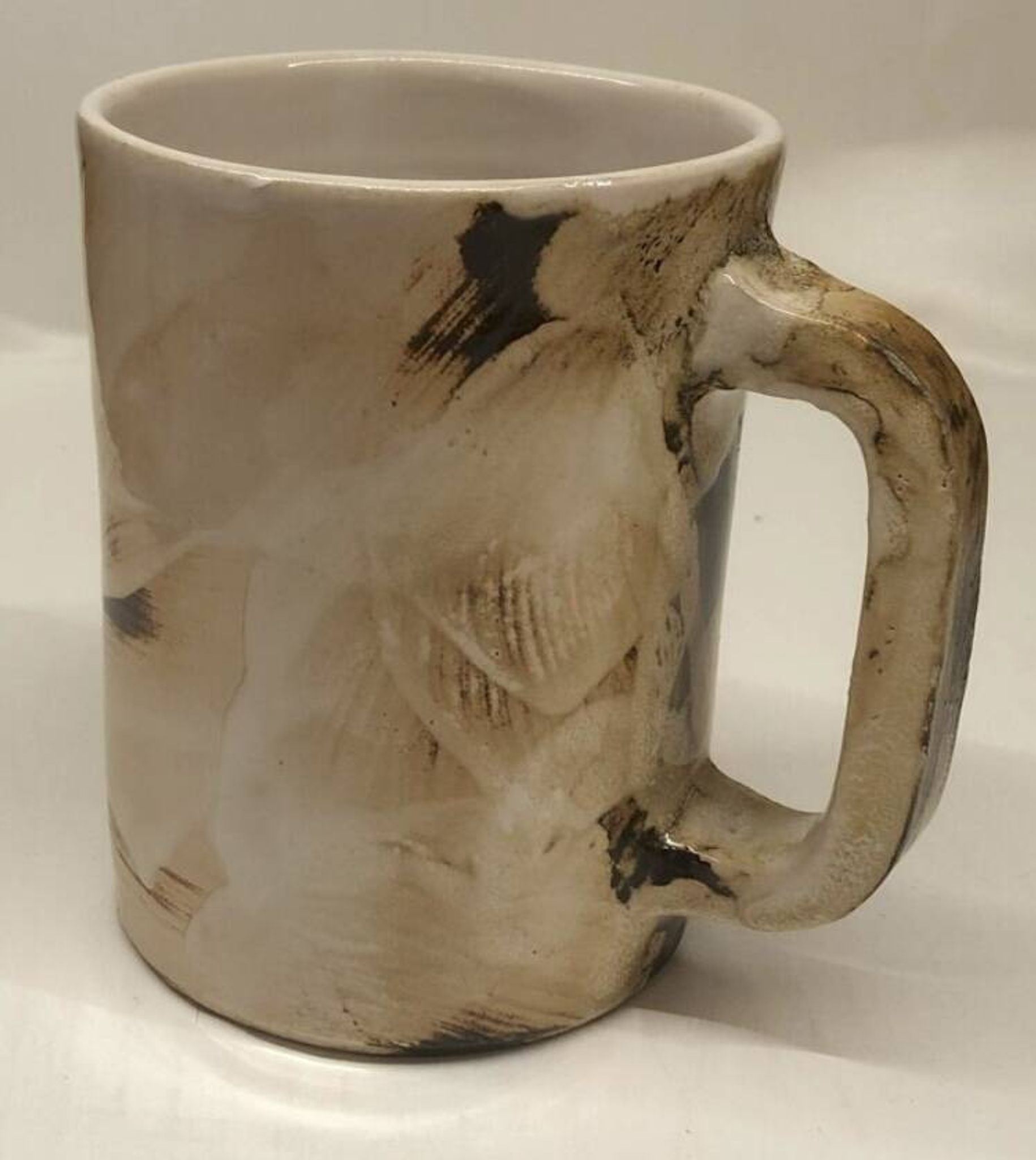 Lot of 4 cups from the Palissy gallery in Vallauris
