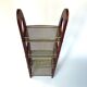 Midcentury vintage foot bookcase