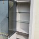 Backlit display case, oak and ceramic, very trendy