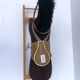 Vintage Mid-Century Wooden Rocking Horse Circa 1960s, Stuffed With Straw