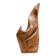 Sculptural form in solid elm