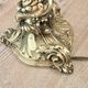 Art Nouveau torch lamp base in gilded bronze by Susse Frères & Robert.