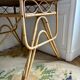 Vintage desk in rattan and bamboo from the 50s/60s.