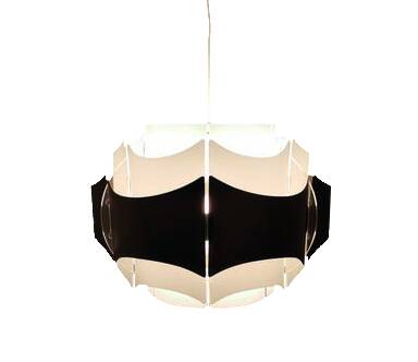 Vintage Danish Pendant Lamp • Prisma • Lars Eiler Schiøler • 1970s