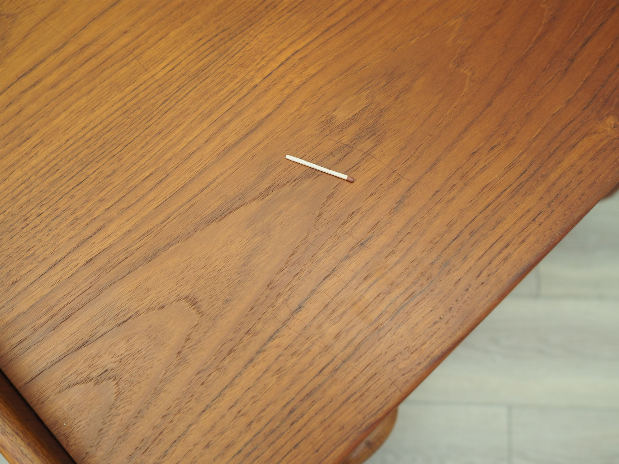 Coiffeuse en teck, design scandinave, années 1960, fabriquée par SW Finland