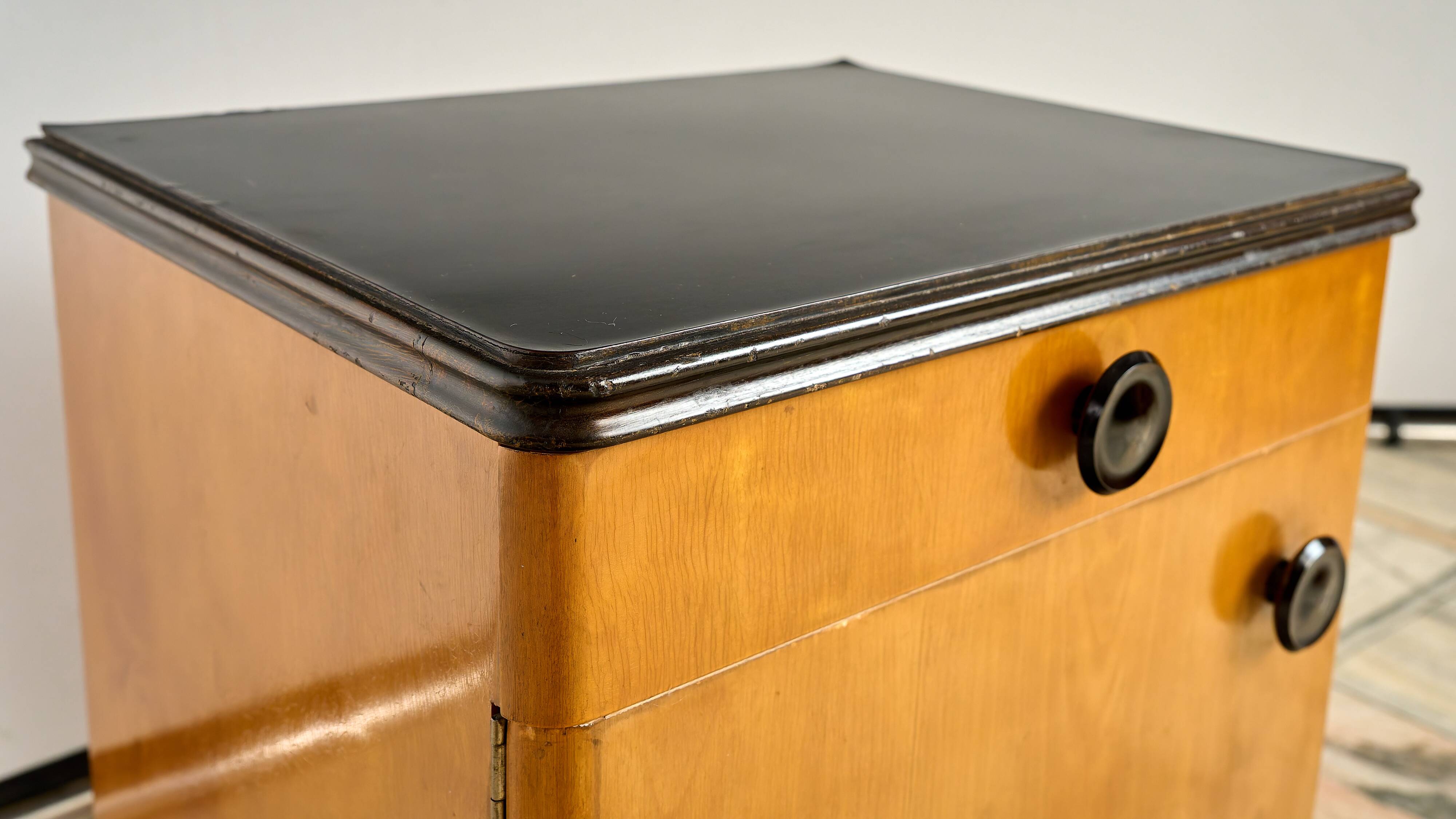 Mid-Century Nightstand by Jindrich Halabala for UP-Zavody