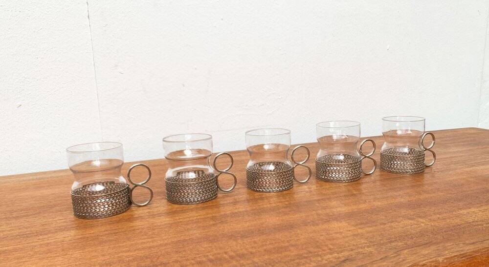 Mid-century Finnish Tsaikka tea glass by Timo Sarpaneva for Iittala.