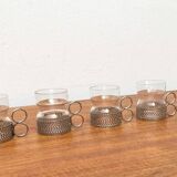 Mid-century Finnish Tsaikka tea glass by Timo Sarpaneva for Iittala.