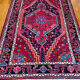 Burgundy Persian rugs pink and midnight blue
