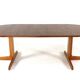 Round extendable dining table 2x 'Vienna' Thonet - mid-century modern style